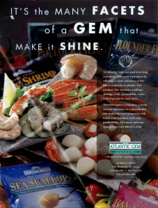 2 - Atlantic Gem Seafoods Full Page Ad
