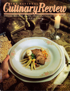 4 National Culinary Review Cover - April 1992